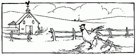 THE FARMYARD COCK AND THE WEATHERCOCK