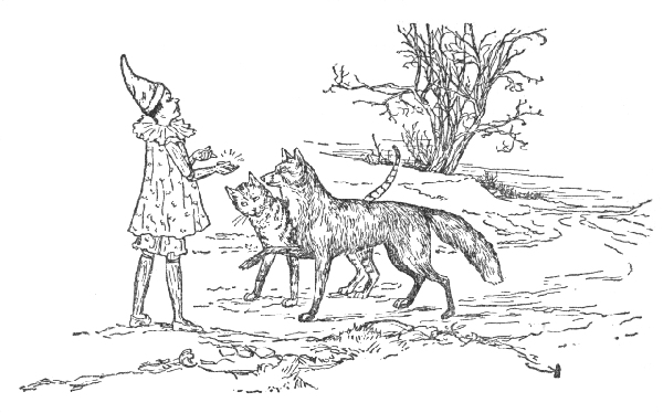 Pinocchio Meets the Cat and the Fox